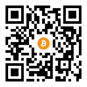 bitcoin:12cQaGUw1P5qTZq4ueVxxA1dwi8RaZk3Cs black Bitcoin QR code