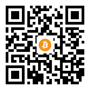 bitcoin:12cfkYtM1dJ73aBKrQaNgGAuahgi8C4gnK black Bitcoin QR code