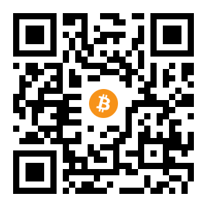 bitcoin:12ck95a2GhsR87pheBq69AyAJPWUTKWHx7 black Bitcoin QR code