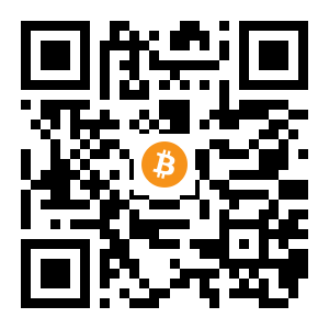 bitcoin:12dBe8ugm53JLAToY6aWxFcVuKedb6kGf5 black Bitcoin QR code