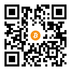 bitcoin:12dLUL1RQ1XP4Gaab58axUUGVY6ivE6ha3 black Bitcoin QR code