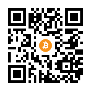 bitcoin:12dRugNcdxK39288NjcDV4GX7rMsKCGn6B black Bitcoin QR code