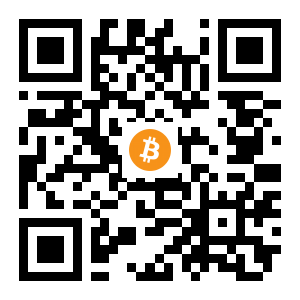 bitcoin:12dpzABdbKRg6Wc2yYtj29wqkxsFs75KVB black Bitcoin QR code