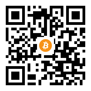 bitcoin:12dvRka7H1AydknnwqdsX9trXHbNZFzE57 black Bitcoin QR code