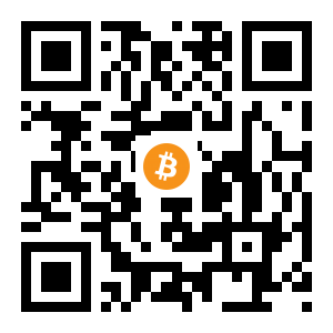 bitcoin:12efJd7jBvbe7DozMwd276RJ5j9egCKNgi black Bitcoin QR code