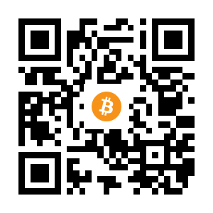 bitcoin:12evKPQcoZjdVTY5mY9nqL6Uc5a3dyn9KK black Bitcoin QR code