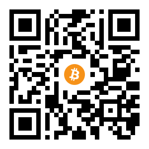 bitcoin:12evQB1uVcxK7TG1X1on8T9sTupiWgL7ab black Bitcoin QR code
