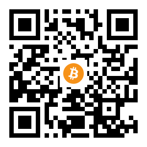 bitcoin:12frccsqbCaraBkrXY2kWWqKpSt4uiQzyq black Bitcoin QR code