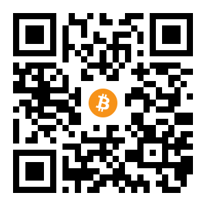 bitcoin:12fzFHZPxcxypRc2ukypzofq5Kgz49qJZw black Bitcoin QR code