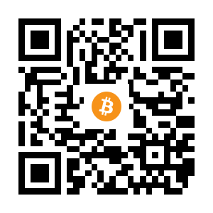 bitcoin:12fzYkS8x6zhiTrwp9tG8pmH92pLHbVA36 black Bitcoin QR code