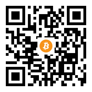 bitcoin:12g4hCVoWbTTSKX1xjWcgAmqc3k3nahKaP black Bitcoin QR code