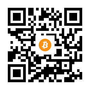 bitcoin:12g81tdsdVmPGovbp1S2HYbDuuQxQ8Wdr5 black Bitcoin QR code
