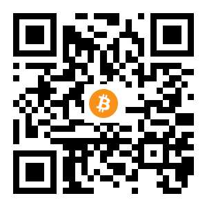 bitcoin:12gYCqMjH9FxJrE8T1psGduXT7uLBpMQdm black Bitcoin QR code