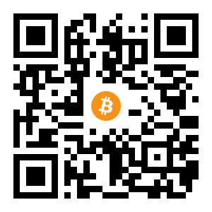 bitcoin:12hvSS1z1CBFGdTH2TvhbrUFAtEVaYLvyr black Bitcoin QR code