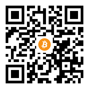 bitcoin:12idiaQWZ9ryE9ZabDzyF6LNLnAURvyJDa black Bitcoin QR code