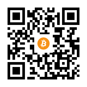 bitcoin:12jr1EQWXd7f9LknTtpGR6MgBaoA4hWyo9 black Bitcoin QR code