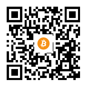 bitcoin:12jrVksy5tPcvEy5RKVQFBihZmdoFi2VHA black Bitcoin QR code
