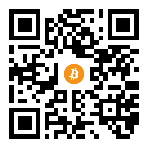 bitcoin:12kCwTibgMzt8usXG7u4V1qdr4tiYWRtfo black Bitcoin QR code