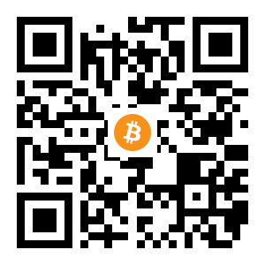 bitcoin:12mJZGPCWf5C2ap2dUdJiuGr8eWAvi6E5M black Bitcoin QR code