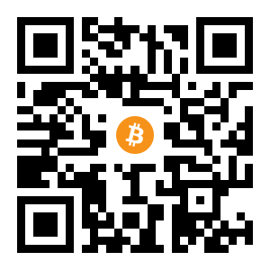 bitcoin:12nTNuTAWoWyJQgD1xZAiu7bWRrsL5Z74V black Bitcoin QR code