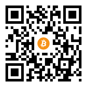 bitcoin:12nsWGiXAiPWH8MsJZmKeTHaRkdD5jjLJE black Bitcoin QR code