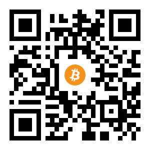 bitcoin:12nyp7iaqyud3S3nWMiQu7aUMpnbtqxVHe black Bitcoin QR code