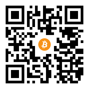 bitcoin:12q4v93a7QHFKBWHNJFCv3sbDFJX7TJzcD black Bitcoin QR code