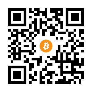 bitcoin:12rXBeN3tazGidm8yCsRyxtToEwmsUNuQa black Bitcoin QR code