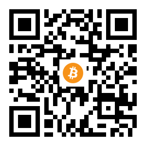 bitcoin:12rZtKRqvA4V78RgG2YtLC7xiLrZajn2ne black Bitcoin QR code