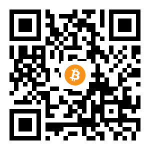 bitcoin:12rxaBJLZS8wdgwSfb5TeEG3PaQr4ytwDQ black Bitcoin QR code
