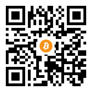 bitcoin:12sBTFaKPwfZKKpbhnZt116qMa5RTTEgzY black Bitcoin QR code