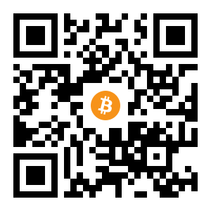 bitcoin:12srQVCQfYpAte5TZPj89xzfC5WqcwoBgR black Bitcoin QR code