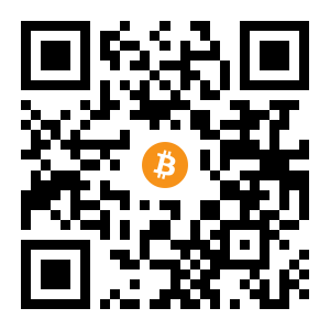 bitcoin:12tkJ468qSWKCZa6JAZzBzuKULSFkRjfJh black Bitcoin QR code