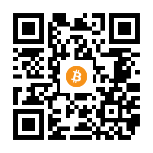 bitcoin:12uTeSzrvae8J5dez2VGfsMmtad4efTcM2 black Bitcoin QR code