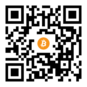 bitcoin:12uUc69T8R8idoS1wkU1Pi4Nnk7DvstAHM black Bitcoin QR code