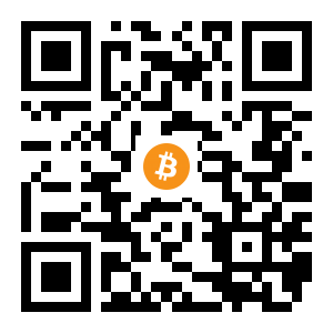 bitcoin:12vPX7NQbakbrRJH3zWPCfj5iut2HTZg2i black Bitcoin QR code