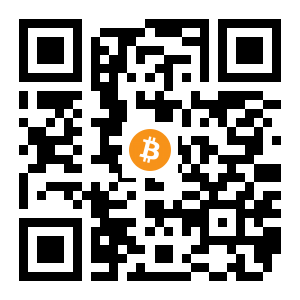 bitcoin:12vroobV6uVhqPWMcLMcb6TBvab8dxvx7s black Bitcoin QR code