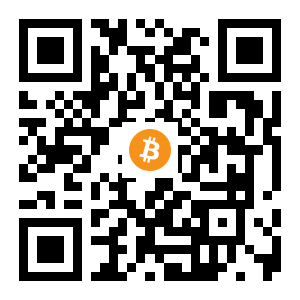 bitcoin:12vutCkPVyTryEyVN5j1GfxwUqvYv7EXJB black Bitcoin QR code
