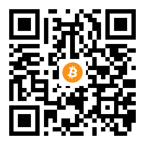 bitcoin:12vveVXUJcbJix1WrnCENGdj1Ainupcztv black Bitcoin QR code