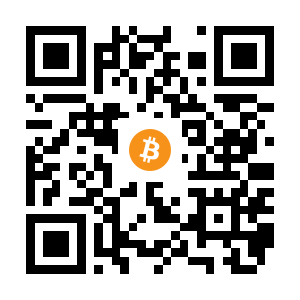 bitcoin:12wZSsgP2ftvhxUvn6UvcFKBmX9yfiH95B black Bitcoin QR code