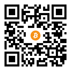 bitcoin:12yMGtLoQJwcMgPM8QFsC1oQx7YasWJqAi black Bitcoin QR code