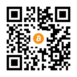 bitcoin:12yeNd5SaVLGxPdjrATTnVgmU7YAEjJUFM black Bitcoin QR code