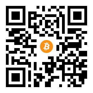 bitcoin:12ynv8swJ65bUZybHRPyMAewtc82jM3a8u black Bitcoin QR code