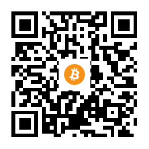 bitcoin:12yp89MUzMuhFehST8e3WP1xjamALQFgno black Bitcoin QR code