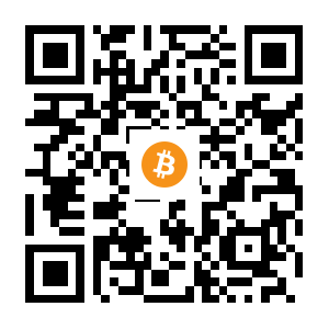 bitcoin:12zCsnFaDAA7hdjKZsmLmEvEB4c56Jz2kX black Bitcoin QR code