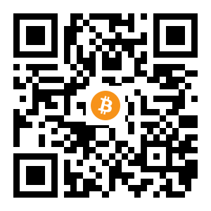 bitcoin:132dzybD7AeUWVA2akAQYFWCyrVV7h58T6 black Bitcoin QR code