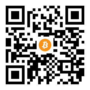 bitcoin:132pbajaB9eM9zb9YaVkRFSRqW1K99JzKG black Bitcoin QR code