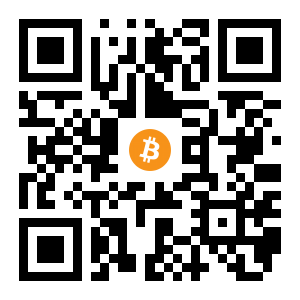 bitcoin:134KP5A5uVwrcsfXNbcu6fE4tSQD1SUXZj black Bitcoin QR code