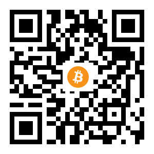 bitcoin:134VBwScRQ5v9951m1AyCXdgknPd34BXCz black Bitcoin QR code