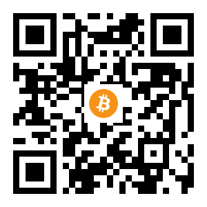 bitcoin:134h2cMd6G1dGJX48Yjmt6gqybozPd9iaK black Bitcoin QR code